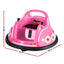 Kids Ride On Car Bumper Electric Ride On Cars Light Remote Angry Birds Sticker Pink