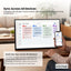 Kitchee 10" Digital Calendar Smart Family Planner - 25.5cm Touchscreen Black