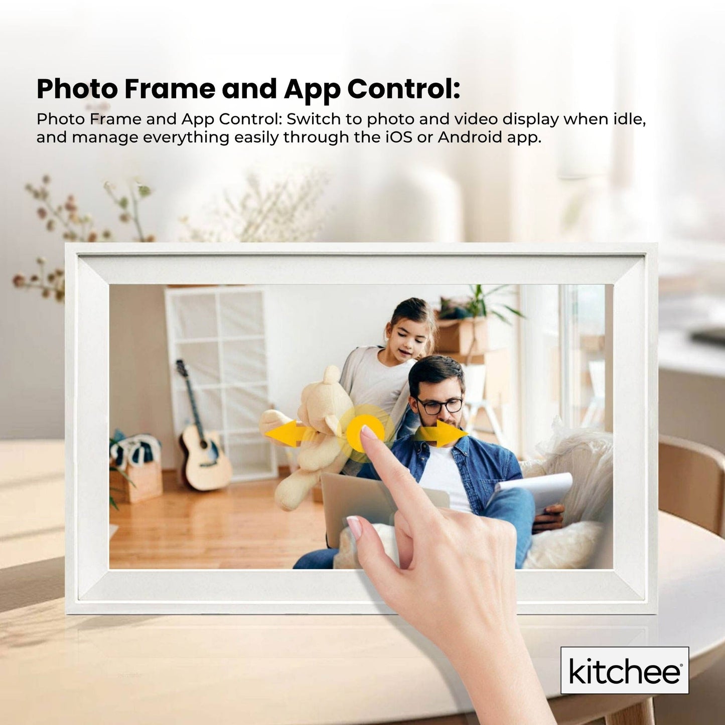 Kitchee 10" Digital Calendar Smart Family Planner - 25.5cm Touchscreen White