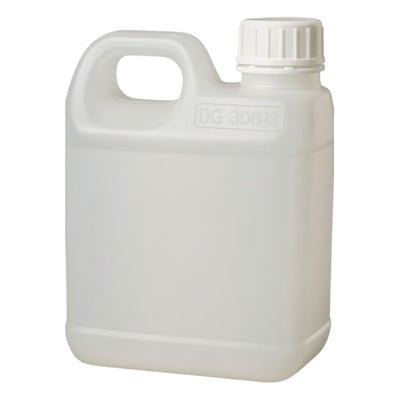 Kitchee 10x 1L Natural HDPE Jerry Can Bottle Empty 38mm TE Cap