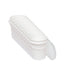 Kitchee 10x 1.2L Plastic Buckets + Lids - Empty Food Grade Tub Handle White