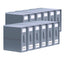 Kitchee 10x Foldable Bed Sheet Storage Box - Linen + Closet Organiser Grey