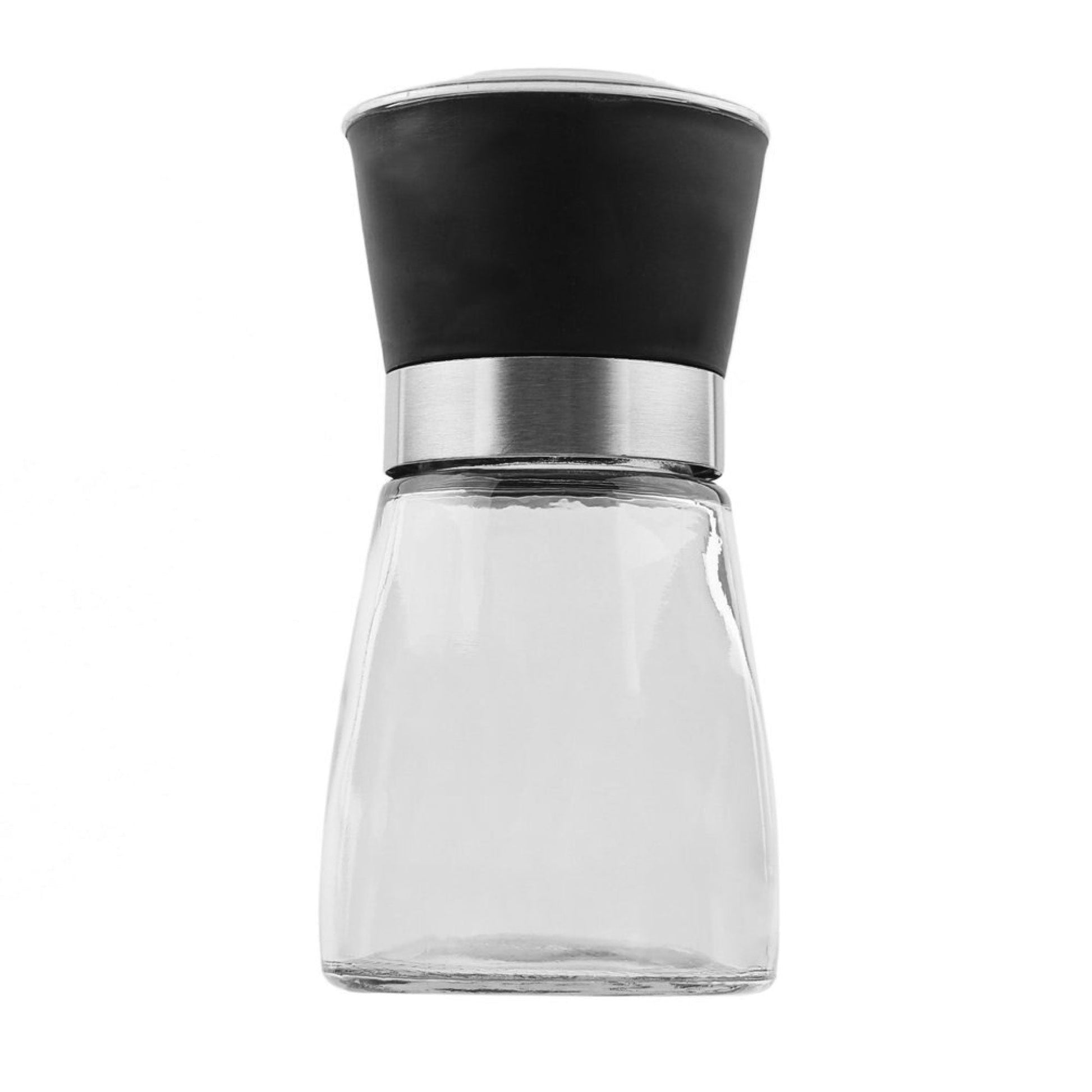 Kitchee 12x 150ml Glass Salt Pepper Grinder 13cm - Adjustable Ceramic Core
