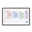 Kitchee 15.6" Digital Calendar Smart Family Planner - 39.5cm Touchscreen Black