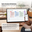 Kitchee 15.6" Digital Calendar Smart Family Planner - 39.5cm Touchscreen Black