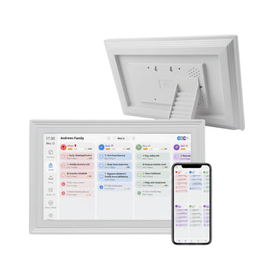Kitchee 21.5" Digital Calendar Smart Planner - 54.6cm Touchscreen White