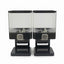 Kitchee 3.7L Double Cereal Dispenser Countertop Rice or Grain Storage Black