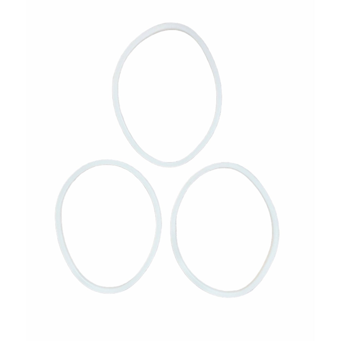 Kitchee 3x For Nutribullet Rubber White Seal - Gasket Ring For 600 600W