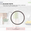 Kitchee 3x Grey Gasket Seal Ring For Nutribullet Model 600 900 1200W 90mm