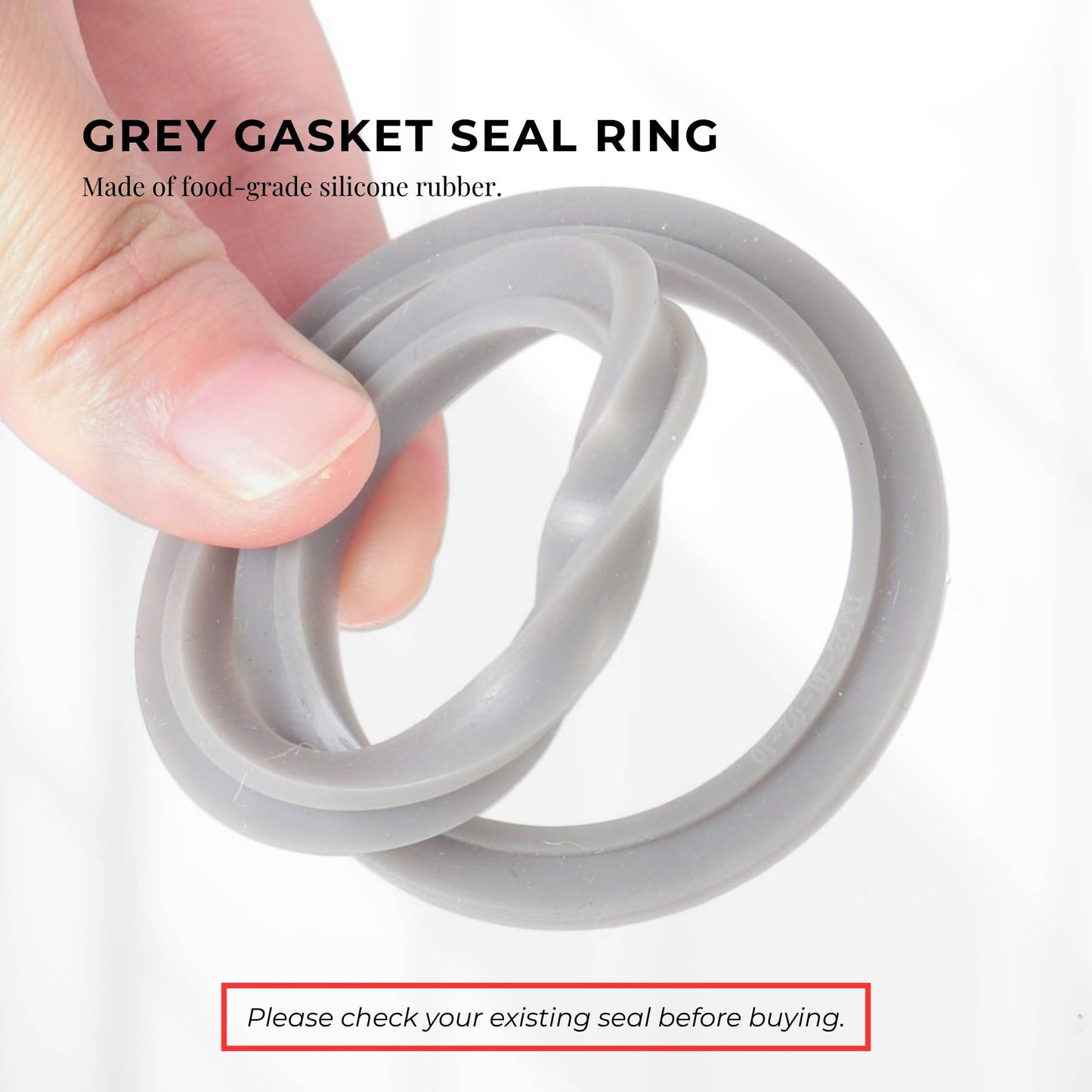 Kitchee 3x Grey Gasket Seal Ring For Nutribullet Model 600 900 1200W 90mm