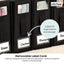 Kitchee 4x Foldable Bed Sheet Storage Box - Linen + Closet Organiser Black