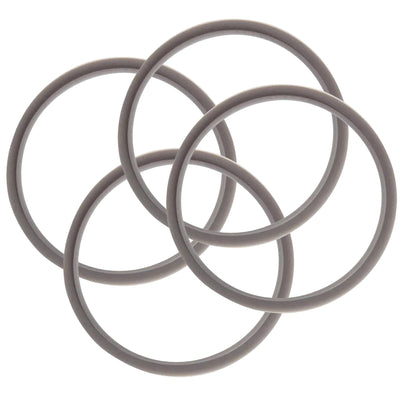 Kitchee 4x Grey Gasket Seal Ring For Nutribullet Model 600 900 1200W 90mm