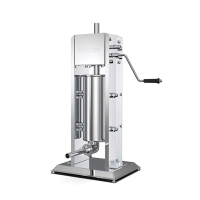 Kitchee 5L Manual Vertical Sausage Filler - Stainless Stuffer Meat Press Machine
