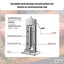 Kitchee 7L Manual Vertical Sausage Filler - Stainless Stuffer Meat Press Machine
