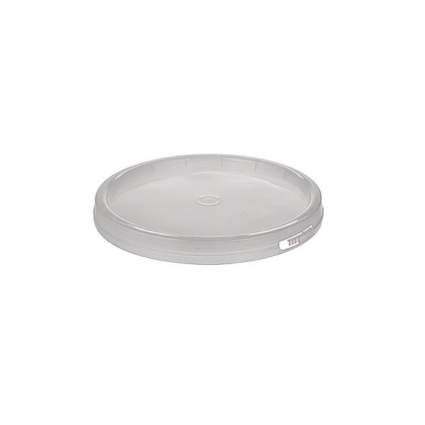 Kitchee Bulk 10x 2L Plastic Buckets + Lids - Empty White With Handle Small Pail