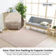 Kitchee Foam Floor Mat 150x200cm - Padded Thick Soft Tatami Style Rug Cream