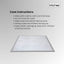 Kitchee Foam Floor Mat 200x200cm - Padded Thick Soft Tatami Style Rug Grey