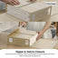 Kitchee Foldable Bed Sheet Storage Box - Linen + Closet Organiser Beige