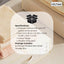 Kitchee Foldable Bed Sheet Storage Box - Linen + Closet Organiser Beige