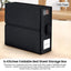 Kitchee Foldable Bed Sheet Storage Box - Linen + Closet Organiser Black