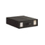Kitchee Foldable Bed Sheet Storage Boxes - Linen Blanket and Closet Organiser Black