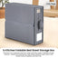 Kitchee Foldable Bed Sheet Storage Box - Linen + Closet Organiser Grey