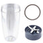 Kitchee For Nutribullet Extractor Blade + Colossal Tall Cup + Grey Seal