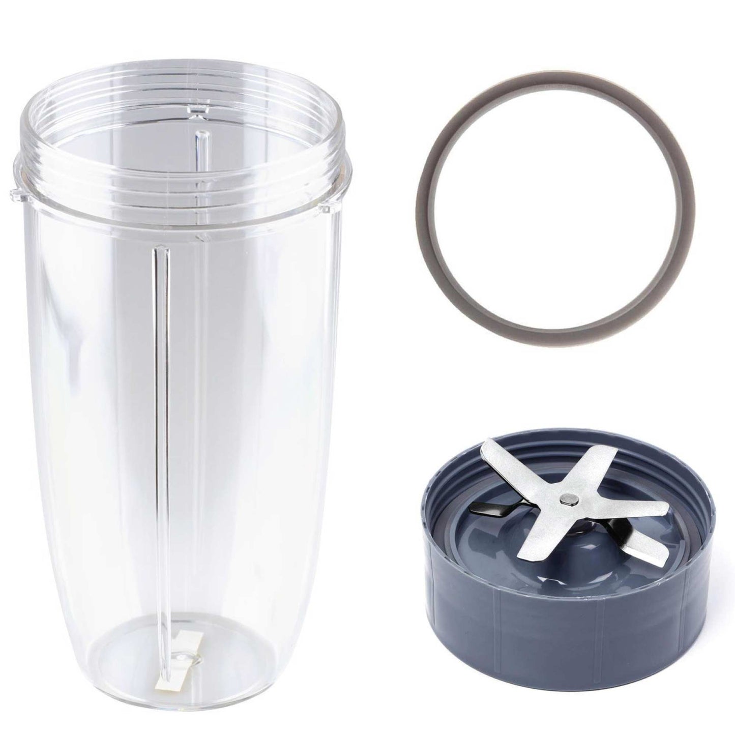 Kitchee For Nutribullet Extractor Blade + Colossal Tall Cup + Grey Seal