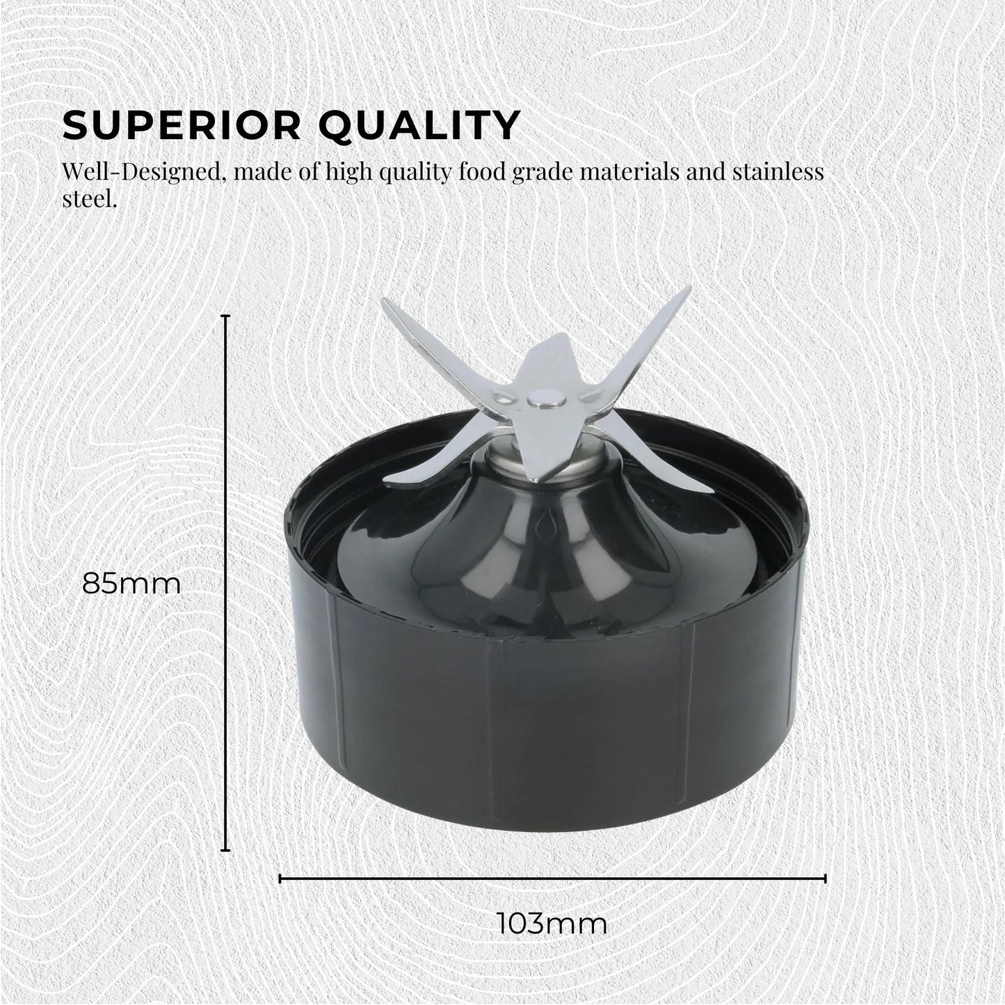 Kitchee For Nutribullet Extractor Cross Replacement Blade - 1200W 1200