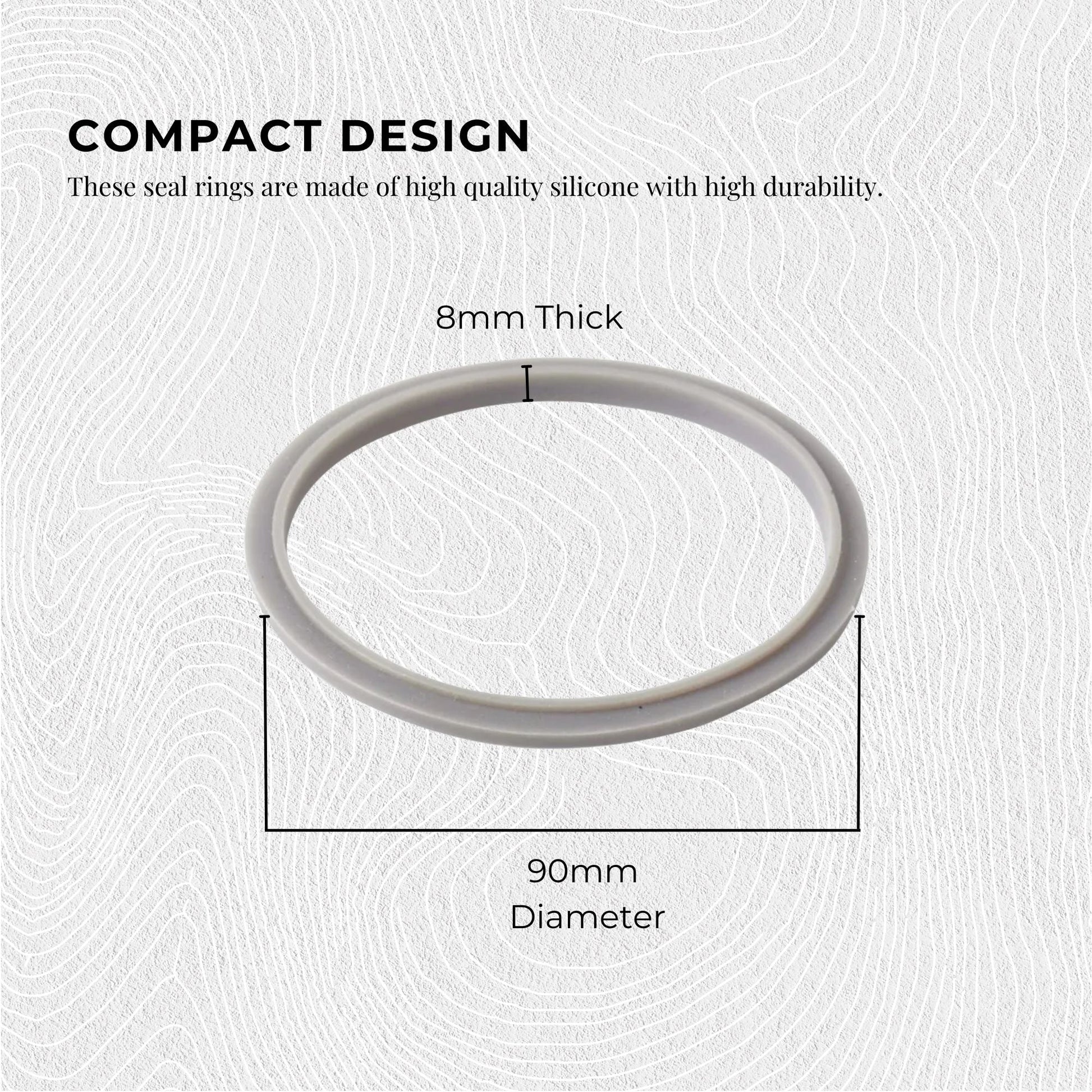Kitchee For Nutribullet Short Cup + Extractor Blade + Grey Seal