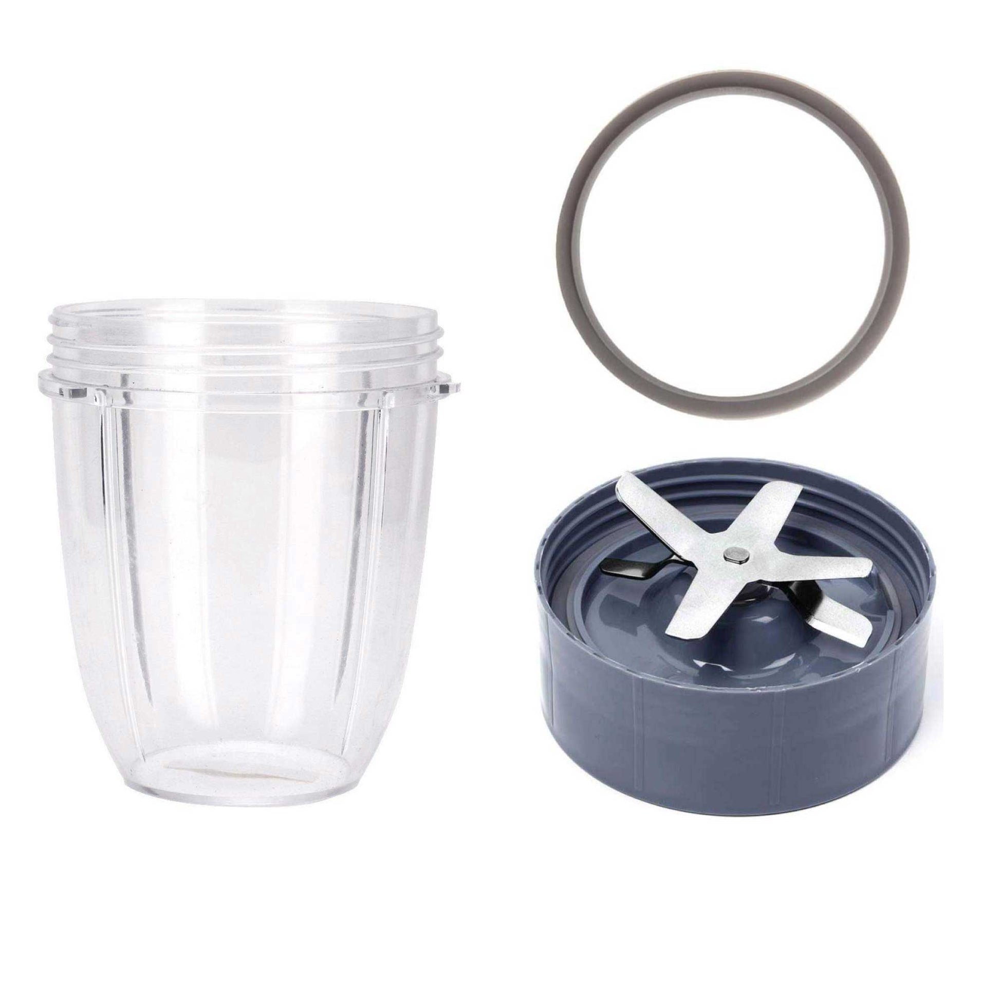 Kitchee For Nutribullet Short Cup + Extractor Blade + Grey Seal