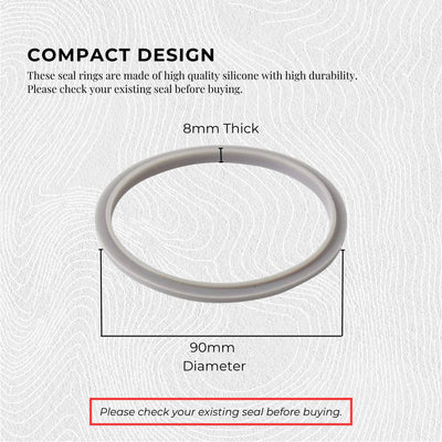 Kitchee Grey Gasket Seal Ring For Nutribullet Model 600 900 1200W 90mm