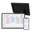 Kitchee 21.5" Digital Calendar Smart Planner - 54.6cm Touchscreen Black