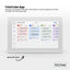 Kitchee 21.5" Digital Calendar Smart Planner - 54.6cm Touchscreen White