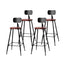 Artiss 4x Bar Stools Vintage Metal Chairs