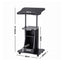Artiss Mobile Podium Stand with Lockable Wheels Height Adjustable Laptop Desk Black