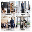 Artiss Mobile Podium Stand with Lockable Wheels Height Adjustable Laptop Desk Black