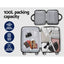 Wanderlite 2Set 20 Inch Luggage Case with 12 Inch Handheld Luggage Box Hard Shell Travel Suitcase TSA Lock Dark Grey