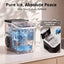 LUVIMO 12kg Ice Maker Machine Full Open Cover Deep Clean - Black