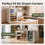 LUVIMO 130L Bar Fridge Mini Refrigerator Glass Door Aesthetics Cooler