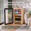 LUVIMO 130L Bar Fridge Mini Refrigerator Glass Door Aesthetics Cooler