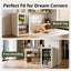 LUVIMO 70L Bar Fridge Mini Refrigerator Glass Door Aesthetics Cooler