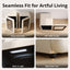 LUVIMO 70L Bar Fridge Mini Refrigerator Glass Door Aesthetics Cooler