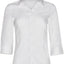 Ladies Womens Cooldry 3/4 Sleeve Business Work Dress Red Blue White Casual Shirt
