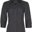 Ladies Womens Cooldry 3/4 Sleeve Business Work Dress Red Blue White Casual Shirt