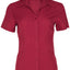 Ladies Womens Cooldry Short Sleeve Shirt Business Casual Royal Blue Office