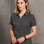 Ladies Womens Cooldry Short Sleeve Shirt Business Casual Royal Blue Office
