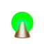 Lexon Conic Spherical Portable Led Lamp - Gold