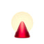 Lexon Conic Spherical Portable Led Lamp - Red