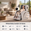 Livemor Full Body Massage Chair VEGA, Foot Roller, Waist & Calf Heat, Recliner, Airbags Compression